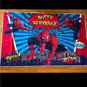 Spider Man Happy Birthday 100 cm/ 150 cm Brand new